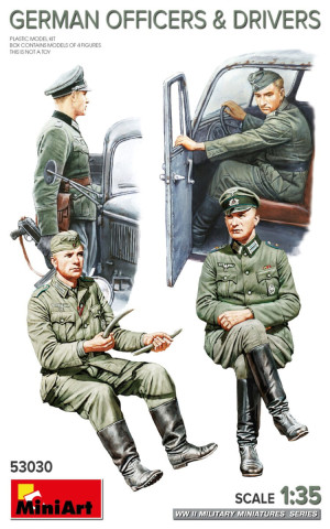 German WWII Officers & Drivers