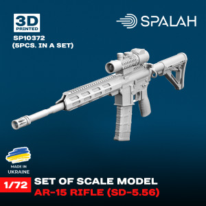 AR-15 rifle (SD-5.56) / 5 pcs (3D-Printed)