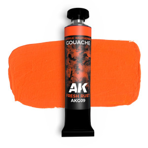 AKG09 AK Gouache - Fresh Rust