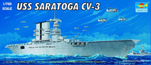 USS Saratoga CV-3 WW2 American Carrier
