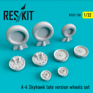 A-4 Skyhawk late version wheels set