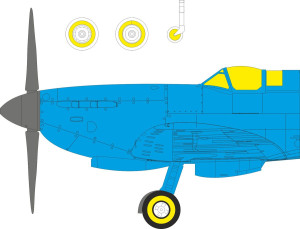 Supermarine Spitfire Mk.IXe - Paint Mask Set (for Airfix Kits)