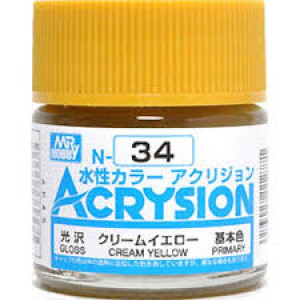 N034 Cream Yellow Gloss