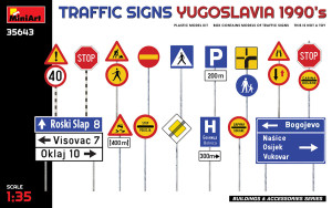Traffic Signs. Yugoslavia 1990’s