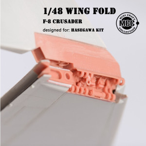 Folding wings for Vought F-8 E Crusader 3D-Printed (for Hasegawa kits)