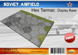 1:72 Soviet Airfield Hex Tarmac 297 x 210mm