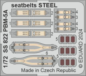 PBM-5A Seatbelts Steel Academy