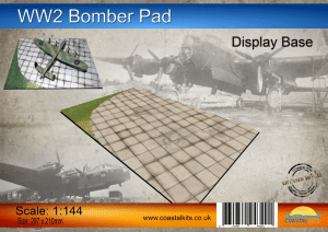 1:72 WW2 Bomber Pad 420 x 297mm