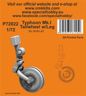 Typhoon Mk.I Tailwheel With Leg (For Airfix Kit)