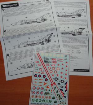 Mikoyan MiG-21, part 1 marking