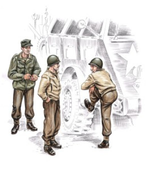 US truck crew WWII