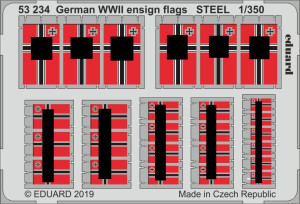 German WWII ensign flags STEEL