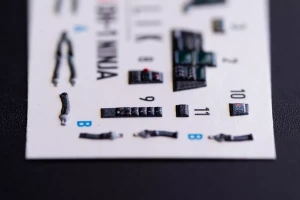 Kawasaki OH-1 Ninja - Interior 3D Decals (for Aoshima Kits)