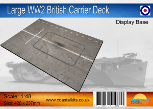 1:48 WW2 British Carrier Deck 420 x 297mm