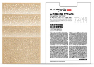 Airbrush Stencil Raindrop Imprint (Including 4 Sheets)