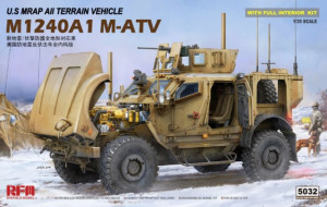 U.S MRAP All Terrain Vehicle M1240A1 M-ATV (with full interior)