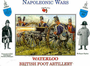 British Foot Artillery - 16 figures (Waterloo 1815)