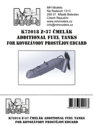 Z-37 Èmelák additional fuel tanks