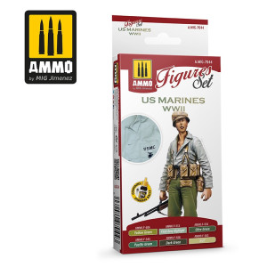 A.MIG 7044 US Marines WWII Figures Set