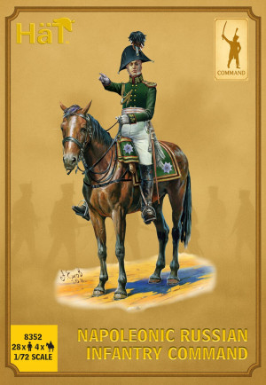Napoleonic Russian Infantry - Command (28 Figures)