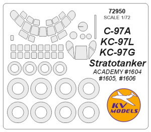 Boeing KC-97L/G / C-97A Stratofreighter (ACADEMY) + wheels masks