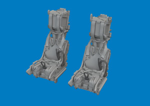Grumman F-14 D Tomcat - Ejection Seats (2 pcs / for Tamiya Kits / 3D-Printed)