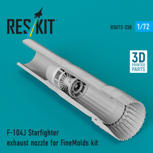 Lockheed F-104 J Starfighter - Exhaust Nozzle (for Fine Molds Kits / 3D-Printed)