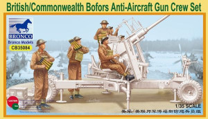British/Commonwealth Bofors 40mm Anti-Aircraft Gun Crew Set
