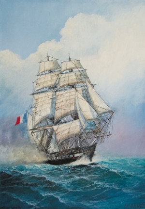 XIXth century French Frigate Acheron