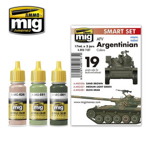 A.MIG 7167 AFV Argentinian Colors Set