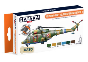 HTK-CS116 Polish AF/Army Helicopters vol.1 Paint Set
