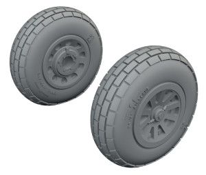 North American P-51 D Mustang - Wheels Block Tread (for Arma Hobby Kits)