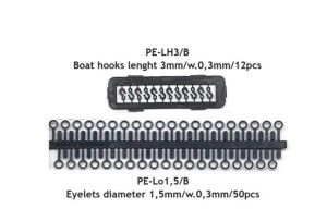 Chebec - Eyelets and Hooks for Gun Hoists (for Heller Kits)