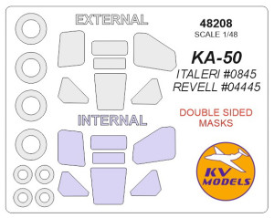 KA-50 (ITALERI) - (Double sided) + wheels masks