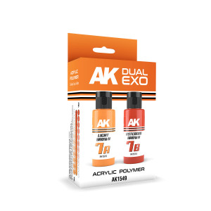 AK 1549 7A Light Brown & 7B Asteroid Brown - Dual Exo Set 7