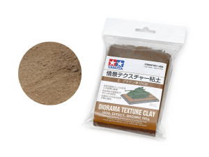 Diorama Texture Clay - Soil Effect, Dark Brown (150g)