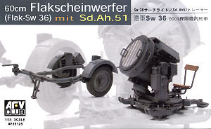 60cm Flakscheinwerfer Flak-Sw 36 mit Sd.Ah.51