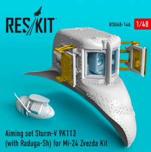 Aiming set Sturm-V 9K113 with Raduga-Sh for Mi-24 Zvezda Kit