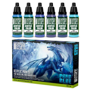 10116 Pure Blue - Matt Acrylic Paint Set
