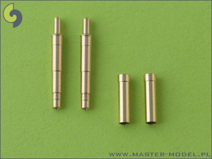 Lufy niemieckiego lotniczego działka MK 108 (30mm) wraz z osłonami podmuchowymi (2 szt.)