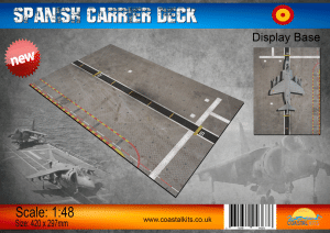1:48 Spanish Carrier Deck 420 x 297mm