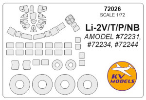 Li-2V / T / P / NB (AMODEL) + wheels masks