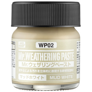 WP02 Mr.Weathering Paste Mud White