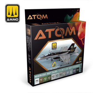 ATOM-20700 ATOM Modern USAF-NAVY Colors Set