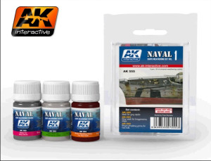 AK 555 Naval Ships Weathering Set vol.1