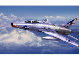 American jet fighter North American F-100C Super Sabre