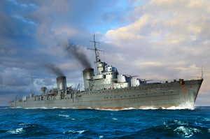 Russian Destroyer Taszkient 1942