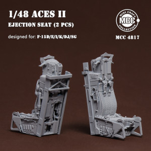 ACES II Ejection Seats for McDonnell F-15 Eagle (2 pcs - 3D-Printed) (for Academy, Great Wall Hobby, Hasegawa, Hobby Boss, Italeri and Tamiya kits)