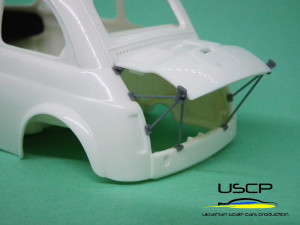 Abarth 695 Bonnet Supports Set (For Tamiya)