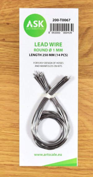 Lead Wire - Round Ø 1 mm x 250 mm 14 pcs